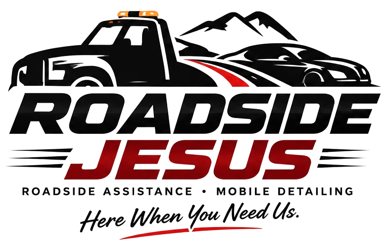 Roadside Jesus. Roadside Assistance · Mobile Detailing. Here When You Need Us.
